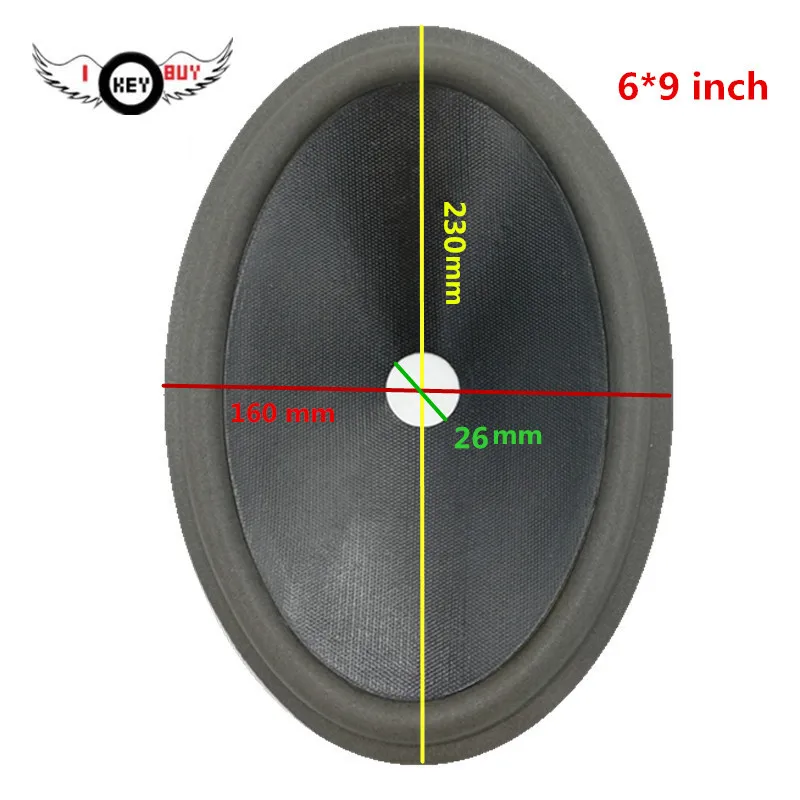 Из 2 предметов 6x9 &quotдюймовый Динамик аксессуары Бумага конус 230 мм 160 6*9&quot