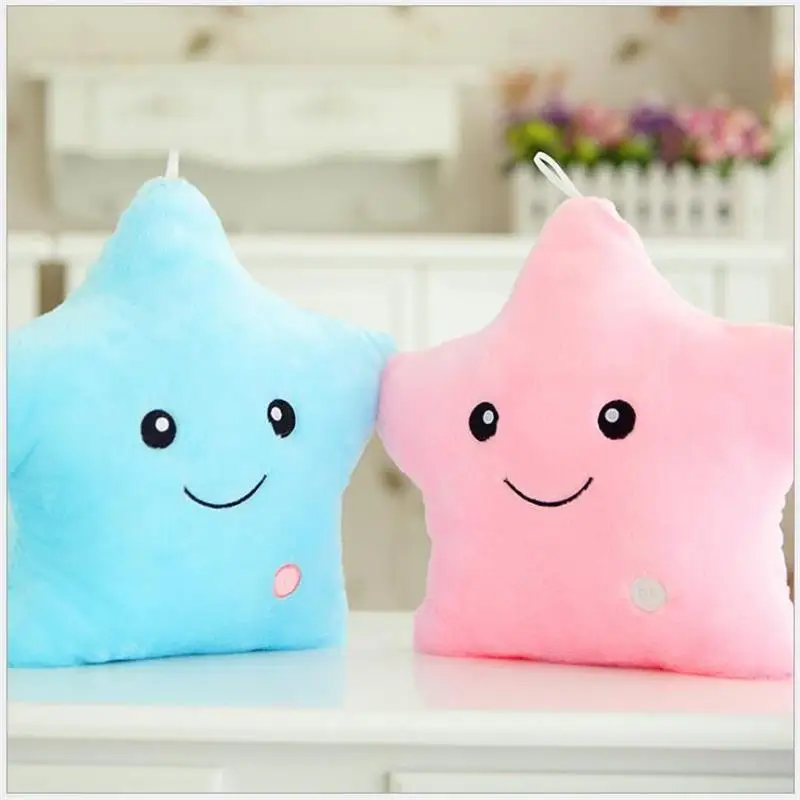 Светящиеся искусственные и звездочки плюшевые игрушки милая Подушка креативные