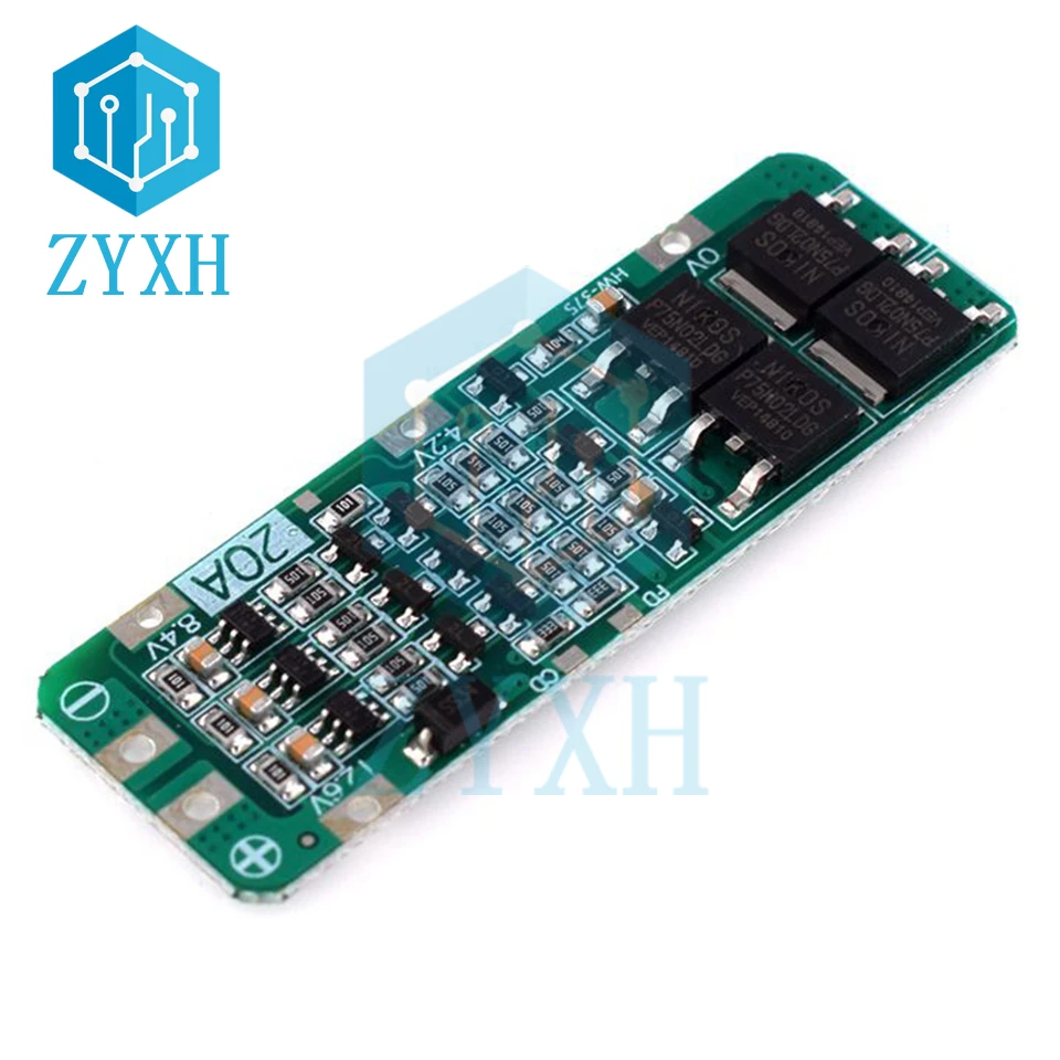 BMS 3S 20A 11 1 V 12V 12 6 18650 литий-ионная литиевая батарея зарядное устройство плата
