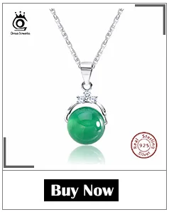 ORSA JEWELS подлинные 925 пробы серебряные ожерелья и подвески из натурального камня бирюзовый кулон женское ожерелье вечерние ювелирные изделия SN87