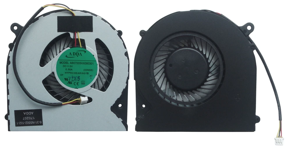 Ноутбук Процессор охлаждающий вентилятор для Clevo N550 N550RC N350D MACHENIKE F57 F57-D5R F57-D1 D2 D3