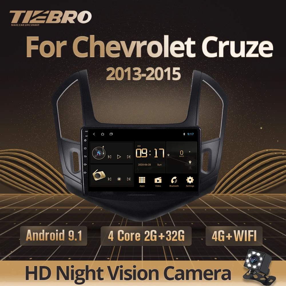 TIEBRO 2Din Android 9 0 автомобильное радио для Chevrolet Cruze J300 J308 2012 2015 автомобильный