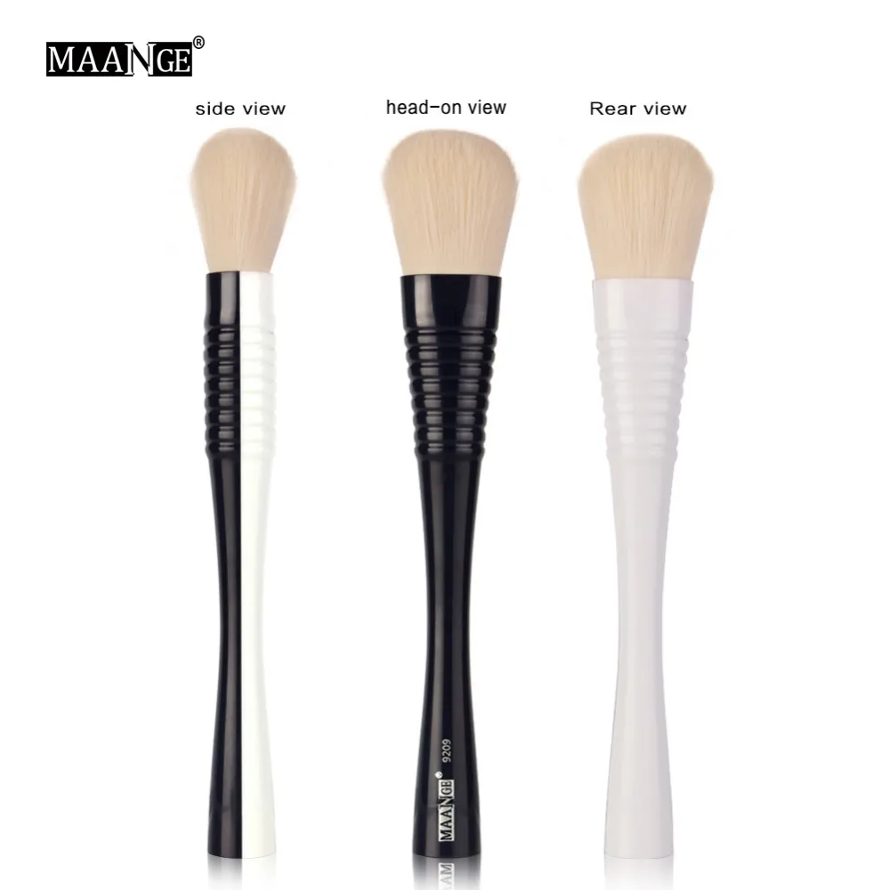 MAANGE 1 шт. кисти для лица макияж тени век кисть растушевки плоская основа силовой