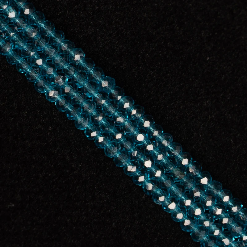 190pcs 2mm Matte Pink Rondell Austria Faceted Glass Beads Bulk Crystal Beaded Needlework For Bracelet Jewellery Making | Украшения и