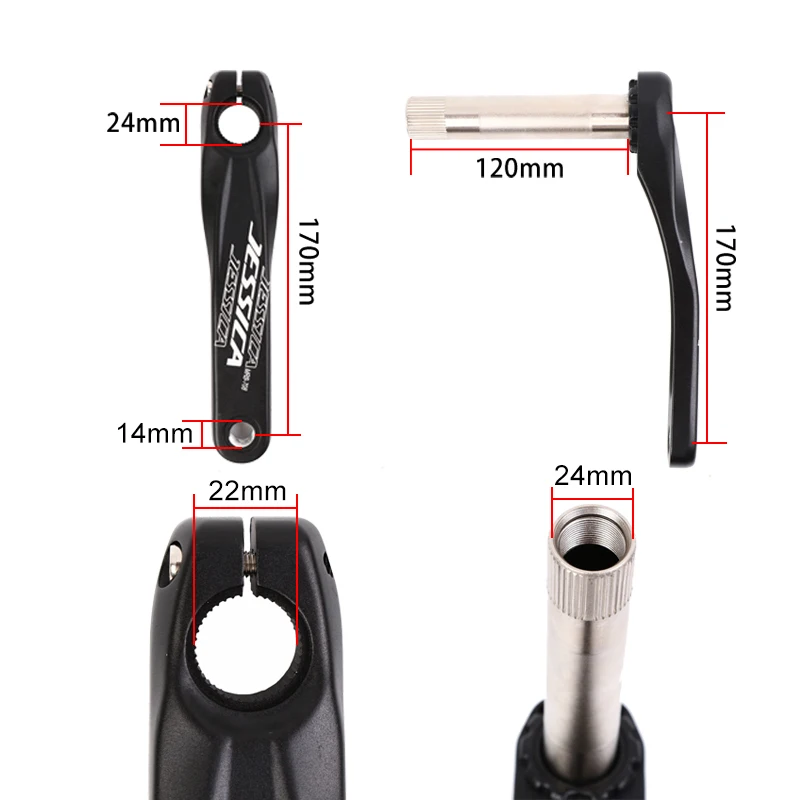 MTB Кривошип 32/34/36/38T GXP 170 3 мм офсет узкая широкая Звездочка горная рукоятка детали