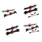 Модернизированная стальная шестерня, передняя и задняя мостовая ось, комплект тягового стержня рулевого управления для MN D90 D91 MN99 MN99S 112, запчасти для радиоуправляемых автомобилей