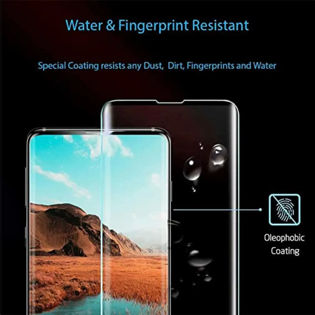 

Mobile Phone Screen Protective Film Lens Film For Samsung S20ultra 2.5D Arc Protection Toughened Glass Film Prevent Screen