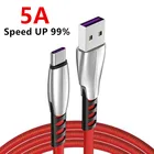 USB-кабель типа C, 5 А, для быстрой зарядки и синхронизации данных, адаптер для Xiaomi Redmi 7 7A 6 6A S2 Y3 Samsung A70