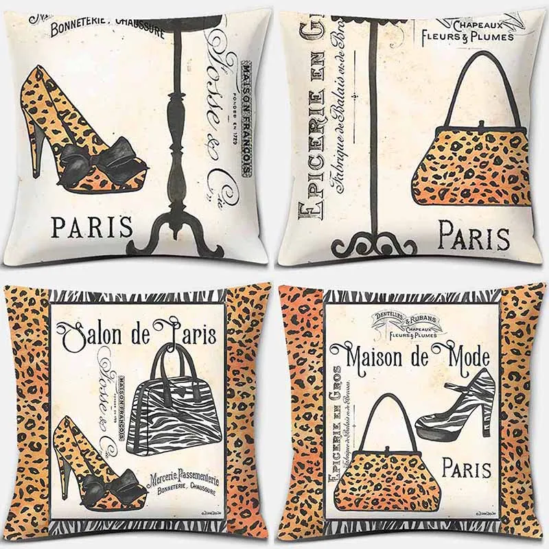 

Creative Pattern Printing Pillow Living Room Sofa Pillow Home Decoration Pillowcase Cushion Cover
