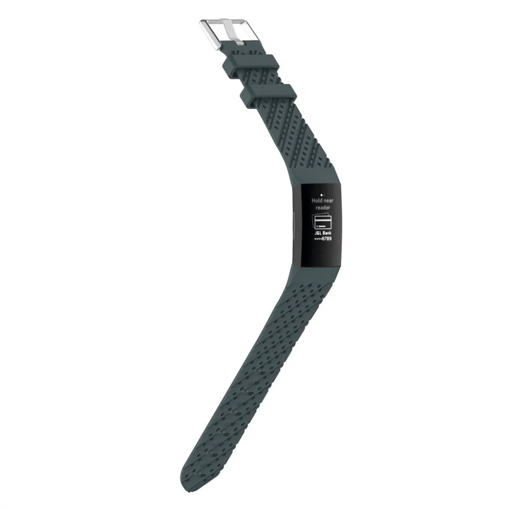 Браслет ремешок для fitbit модный спортивный дышащий силиконовый браслет ремешок для Fitbit Charge 3 Прямая поставка