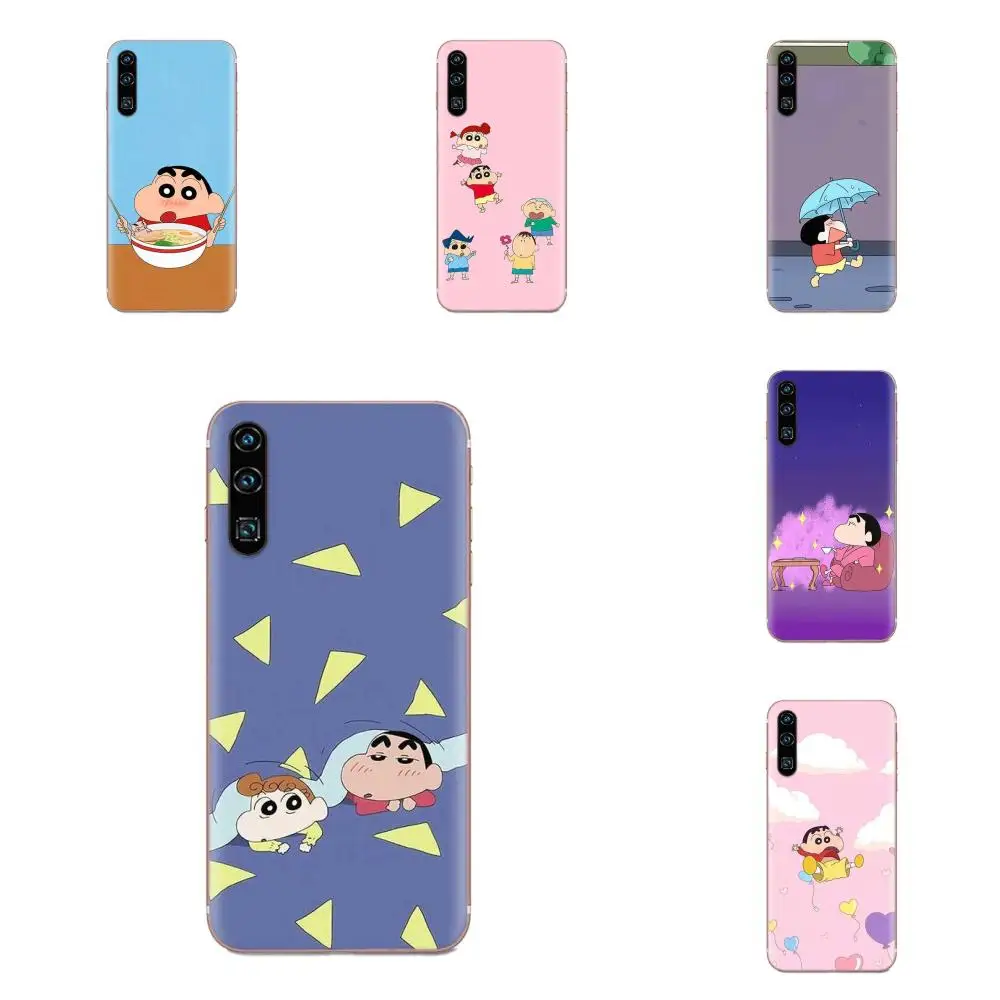 Карикатурный карандаш Шин - для Galaxy Grand A3 A5 A7 A8 A9 A9S On5 On7 Plus Pro Star 2015 2016 2017 2018 TPU милый скин.