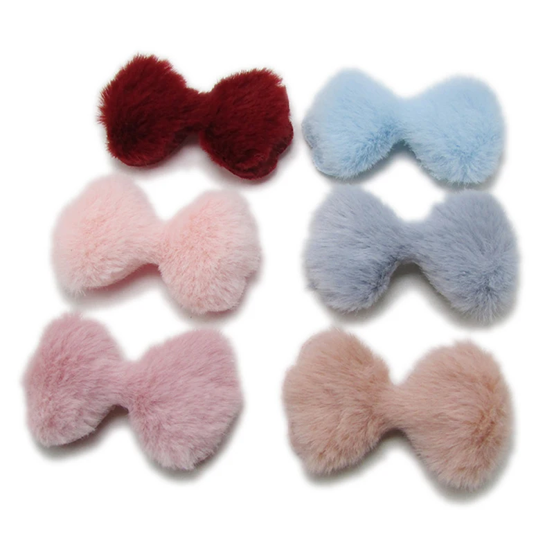 12 шт. 5 5x3 см аппликация для одежды ремесла Сделай Сам аксессуары пушистый фетр Лук