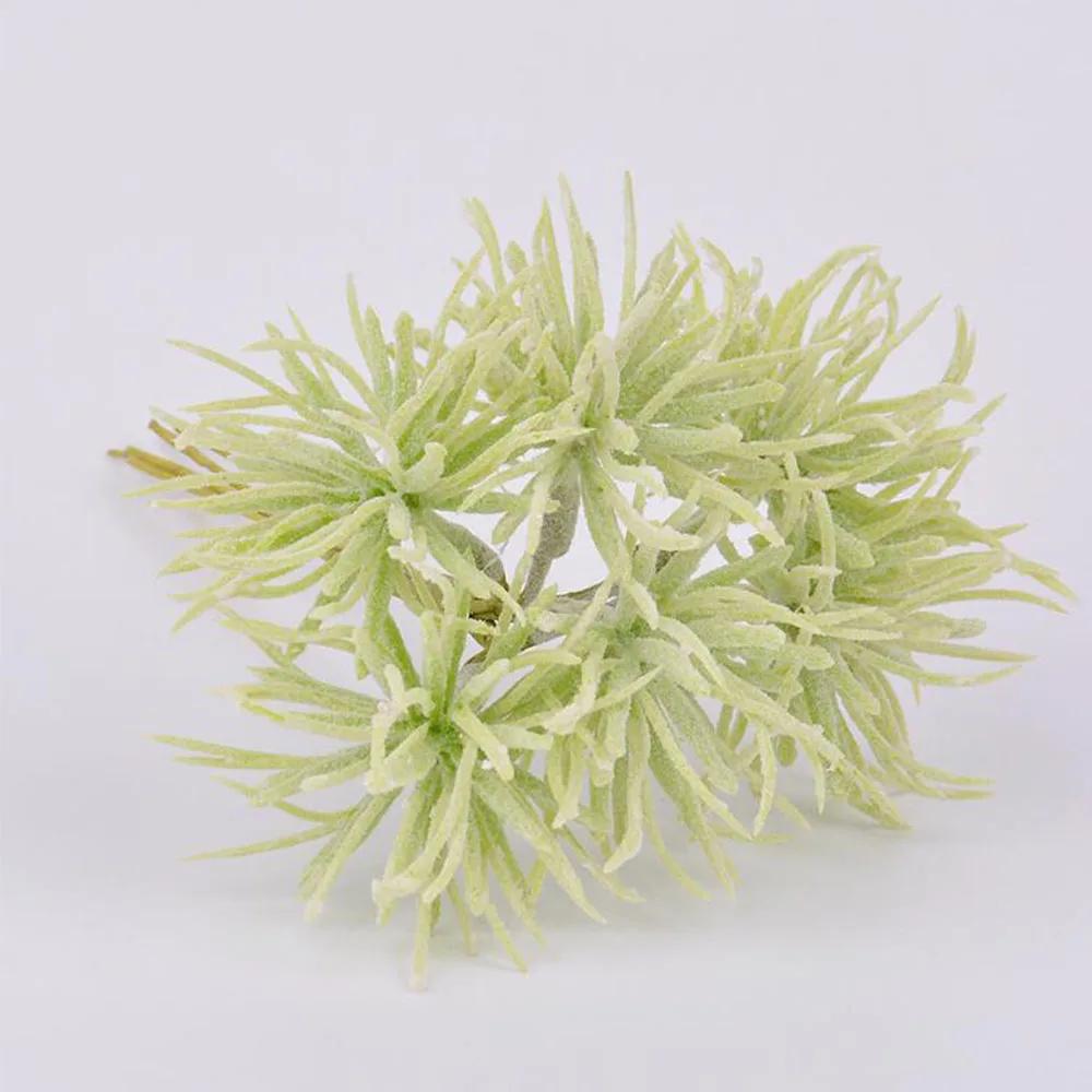 6 шт. сочные цветы и растения искусственная трава Рождество свадьба украшение для