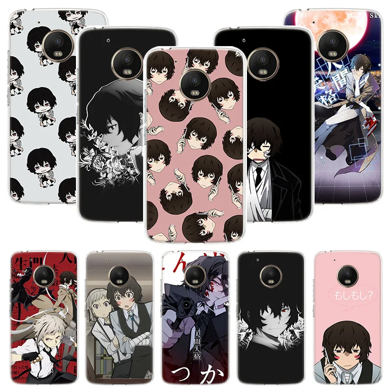 Bungo бродячие собаки Dazai аниме чехол для телефона Motorola Moto G9 G8 G7 G6 G5 E6 E5 E4 Plus Play Power One