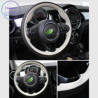 steering wheel cover for mini cooper clubman coutryman mini coupe suede leather hand sewing wrap diy stitchwork holder