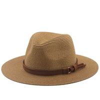 panama hat summer sun hats for women men beach straw hat fashion uv sun protection travel cap chapeu feminino 2021