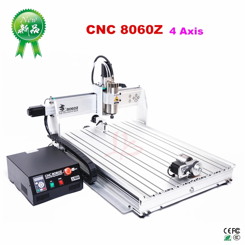 LY 8060Z USB 4 оси 2.2квт с пультом дистанционного управления mach3 мини CNC фрезерный