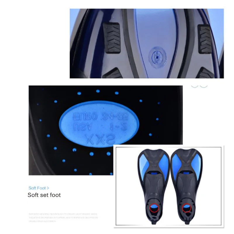 Профессиональные плавники для подводного плавания гибкие дайвинга погружения