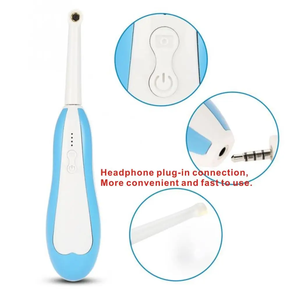 Беспроводной стоматологический HD интраоральный эндоскоп с Wi Fi камера устройство