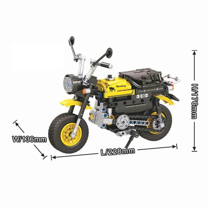

Bricks Motorcycle Car Modle Technic Building Blocks toys for Childrens gift Boy 402Pcs