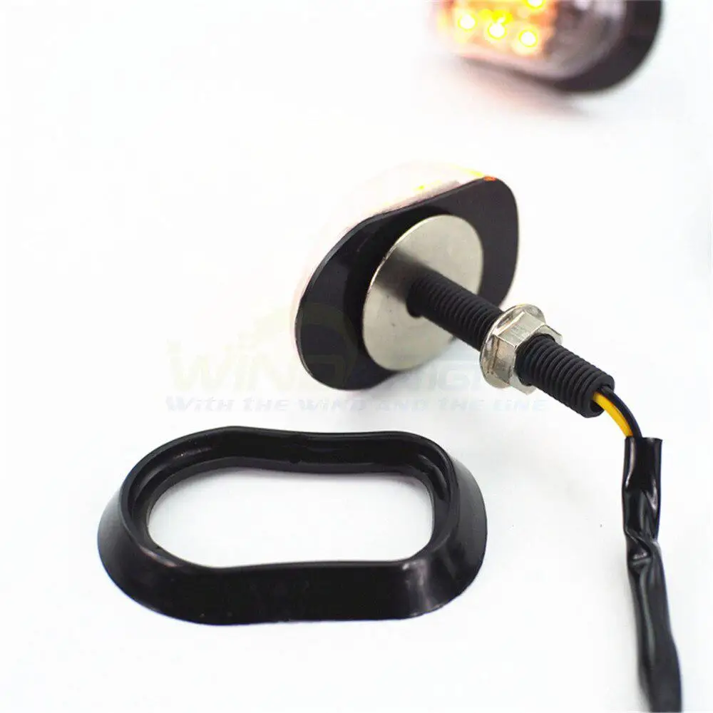 

2PCS Motorcycle Turn Signal Light 12V LED Turn Signals Indicators Blinkers Flashers for Honda Grom Msx125 Msx125 SF