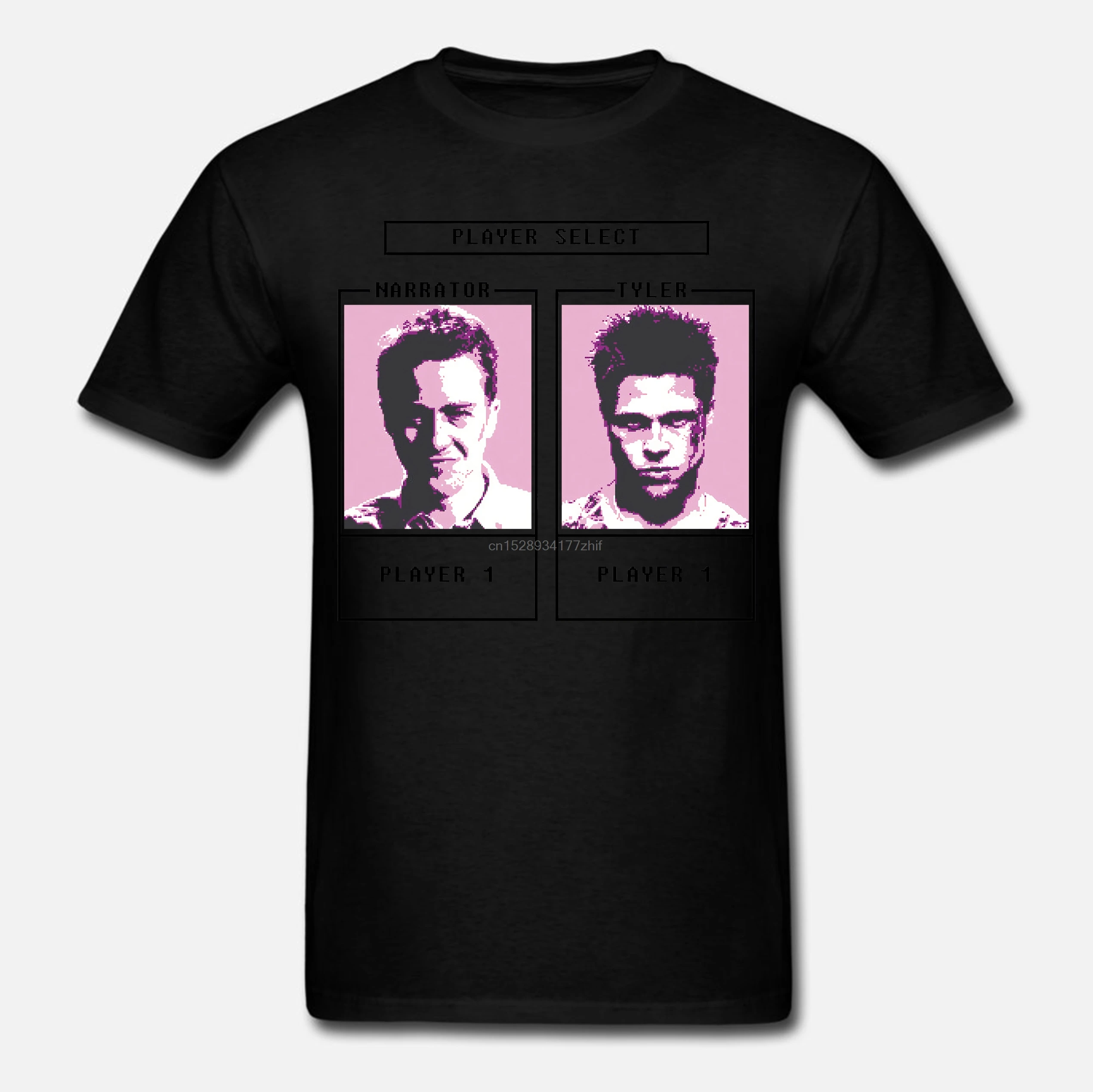 Женская хлопковая футболка с коротким рукавом рисунком Брэда питтера Дэвида