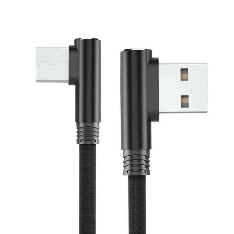 Кабель для передачи данных Micro-usb Type-c мобильный телефон А угловой 90 градусов 1 м 5 2 3