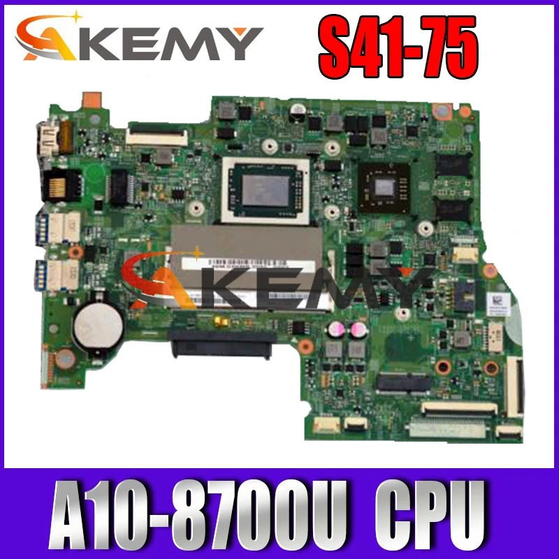 

Для For Lenovo S41-35 S41-75 материнская плата для ноутбука S41-75 A10-8700 R5 M330 2 Гб 14235-1 448.03N04.0011 Протестировано, бесплатная доставка