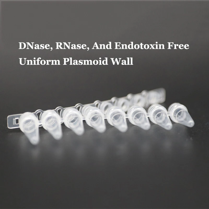 0 1/0 2 мл 8 полос пцр трубка 200 шт. ультратонкая стенка DNase-/RNase-free с крышкой