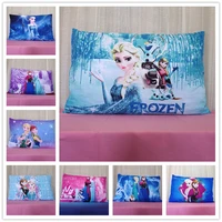 frozen elsa and anna princess pillow cases for girls bedroom pillow cover shams kids bed decoration childrens home 1 piece 3d