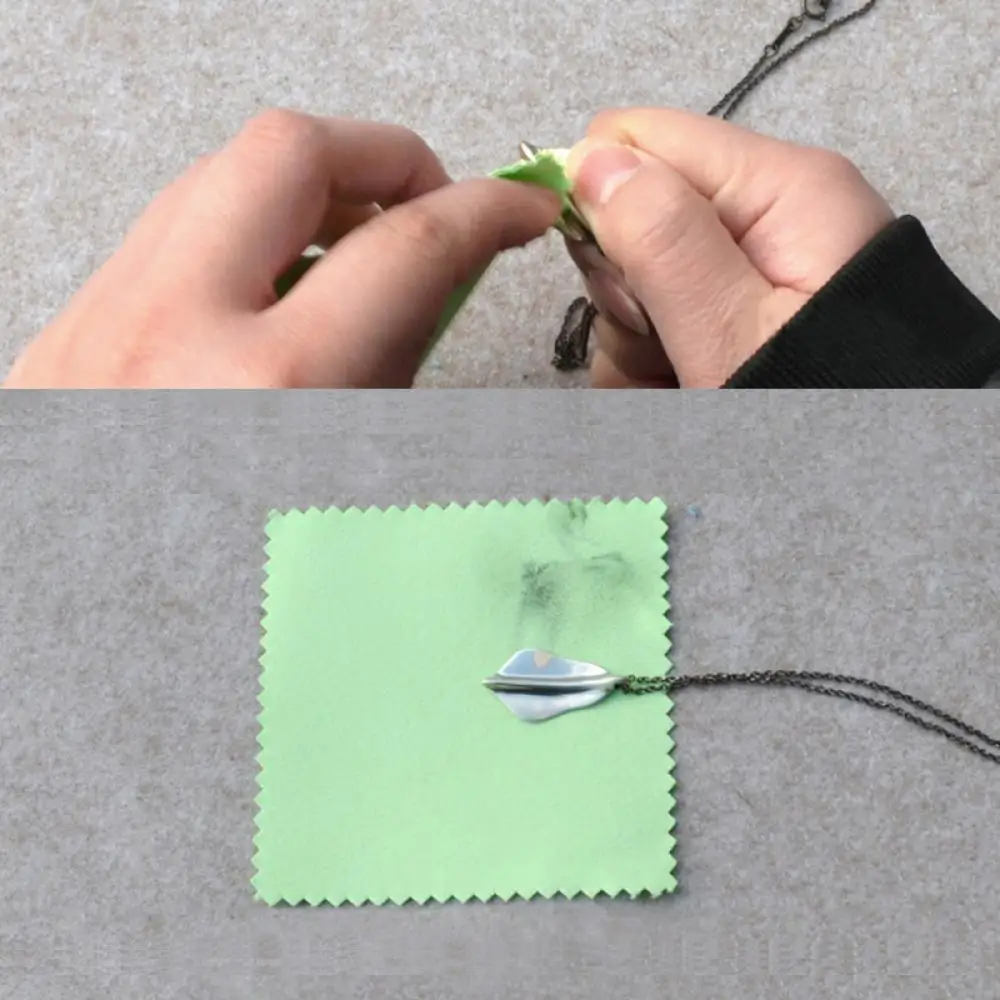 Новинка 10 шт. ткань для полировки серебра в посылка вке очистки серебряных