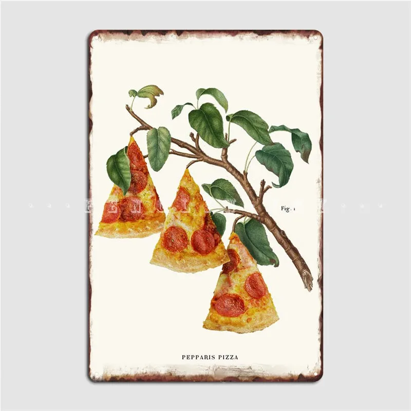 

Pizza Plant Metal Plaque Poster Cinema Garage Custom Wall Plaque Pub Garage Tin Sign Poster