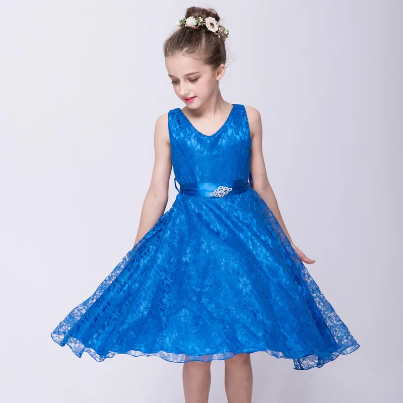 New Summer Baby Girls Dress Princess Bow Toddler Girl Dresses Party And Wedding Kids For 2 8 10 12 Years Prom | Детская одежда и