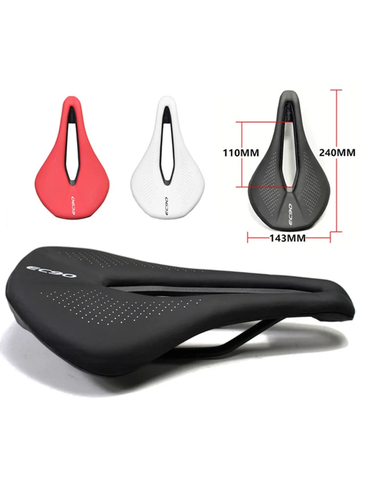 

Седло Велосипедное EC90, дышащее мягкое, для горных и шоссейных велосипедов, Гоночное