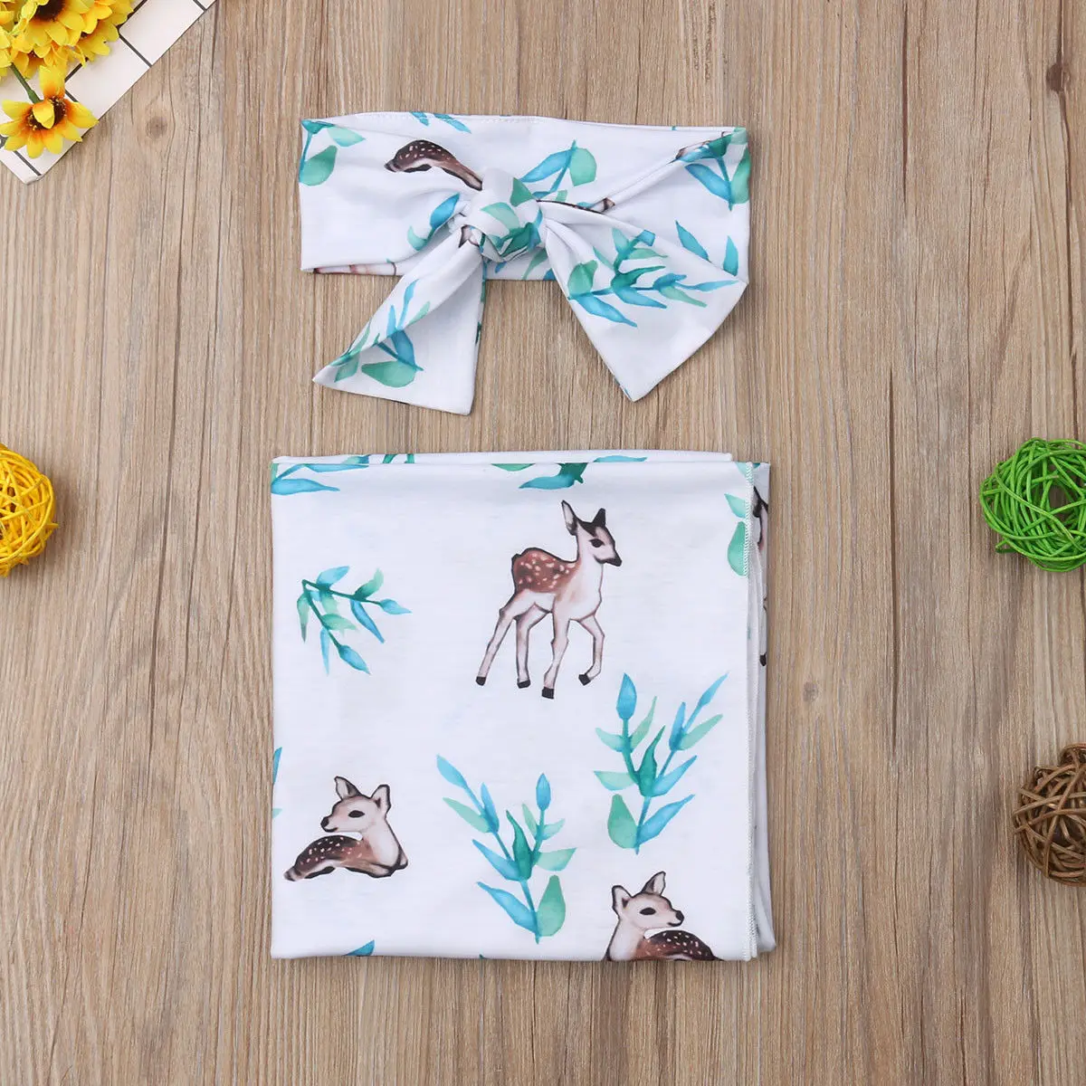 Citgeett 2 шт. Пеленальное Одеяло для новорожденных детей с оленем пеленка сна