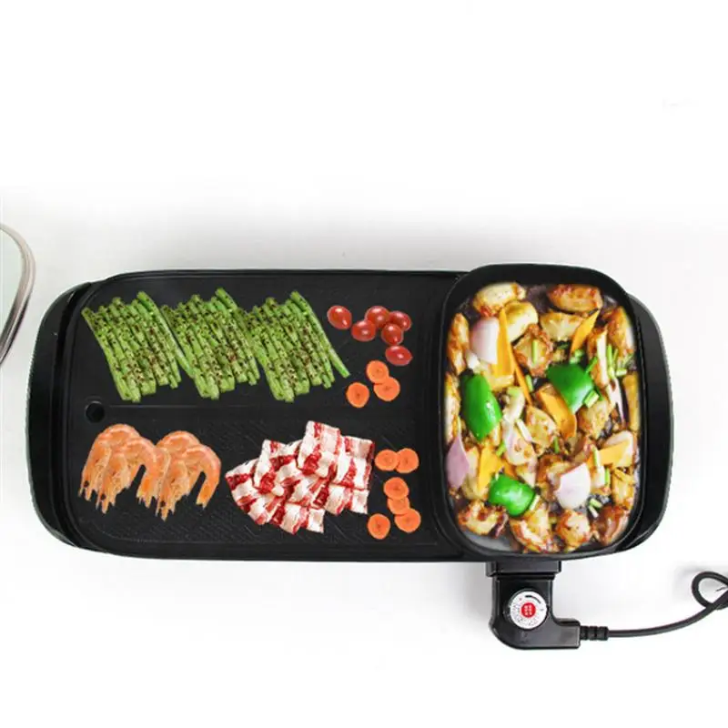 1 шт. многофункциональная электрическая плита Прочная прямоугольная жаровня для