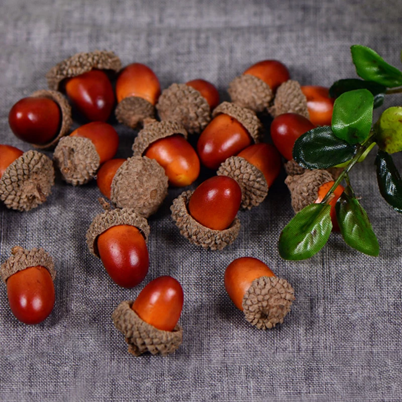 20 шт 3 см пенопластовые сосновые шишки мини искусственный пенопласт фрукты и