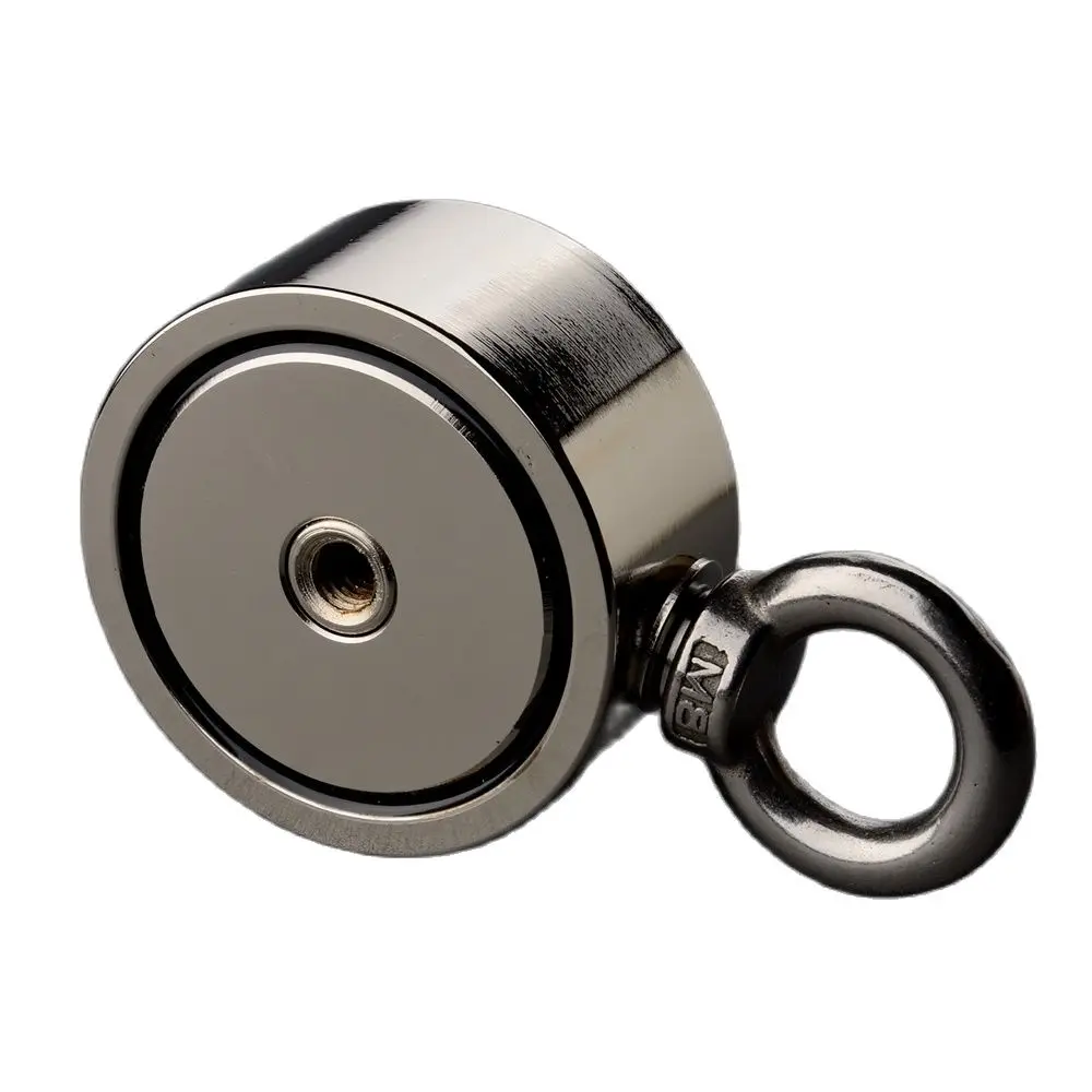 150 кг * 2 двухсторонние сильный неодимовый магнит восстанавливающиеся поисковые