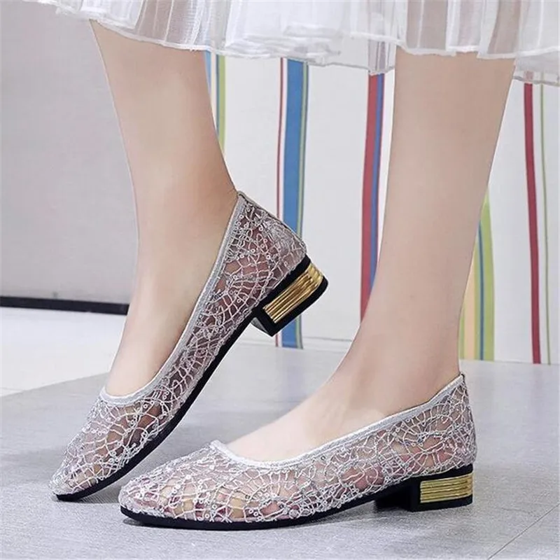 

Women's slippers 2021 summer new fashion transparent mesh sandals women casual platform breathable comfortable womens shoes