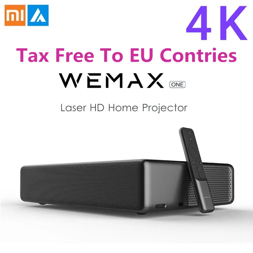 Оригинальный лазерный проектор Xiaomi Mi 4k WEMAX ONE ALPD 5000 люмен с голосовым управлением