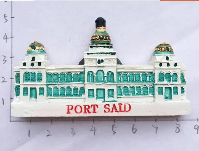 

Egypt Port Said National Museum World Travel Tourist Souvenirs Fridge Magnet Refrigerator Magnetic Sticker Home Decorations Gift