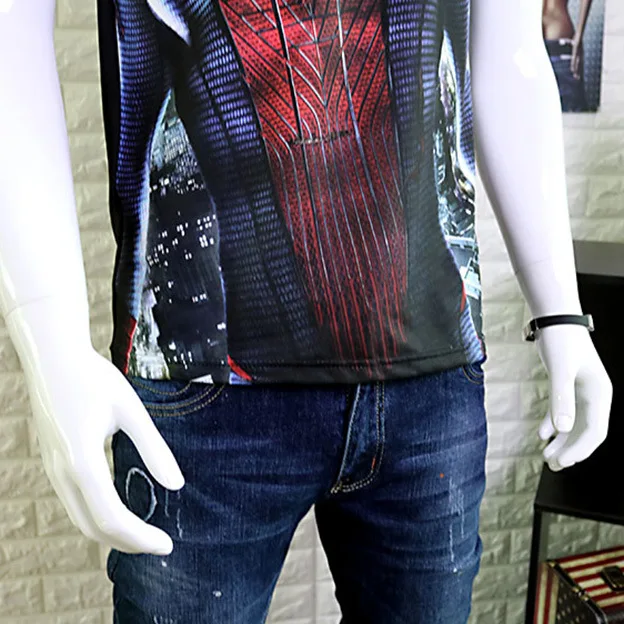 

Disney Marvel 2021 Spider-Man 3D Printed Short Sleeve T-shirt Street Gothic want T-shirt netflix disney plus 1 year