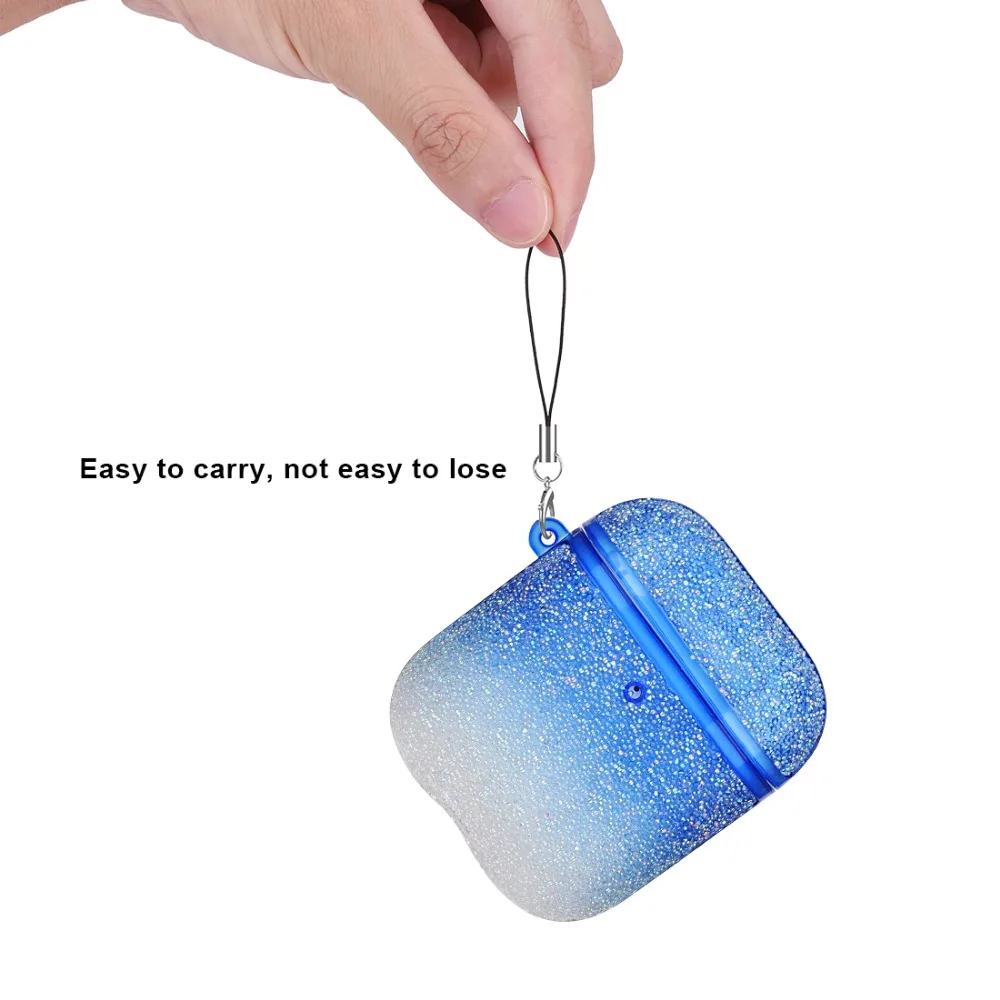 Роскошные блестящие Swarovski Алмазные беспроводные bluetooth наушники чехол для Apple AirPods 1 и 2 Чехлы для Airpods защитный чехол
