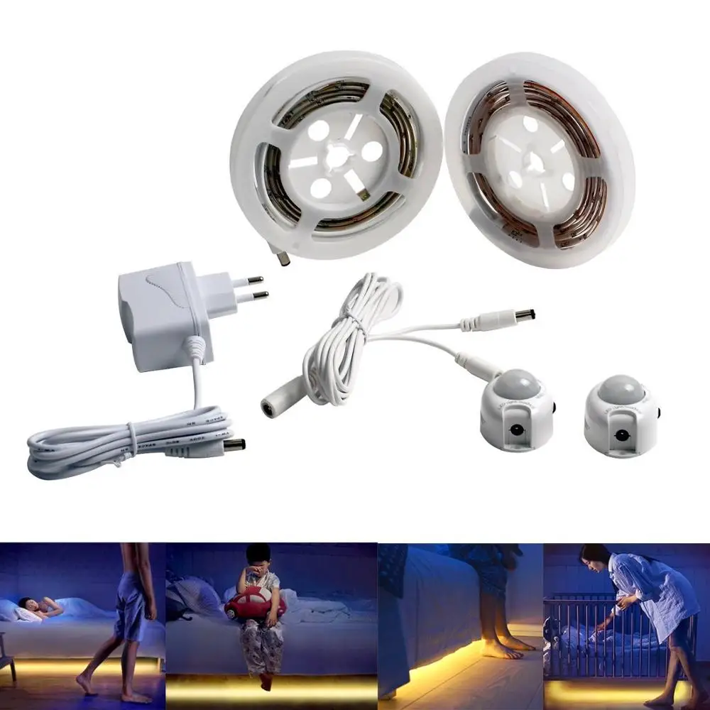 Новинка 2020 года водонепроницаемый светильник с датчиком движения на кровать 2