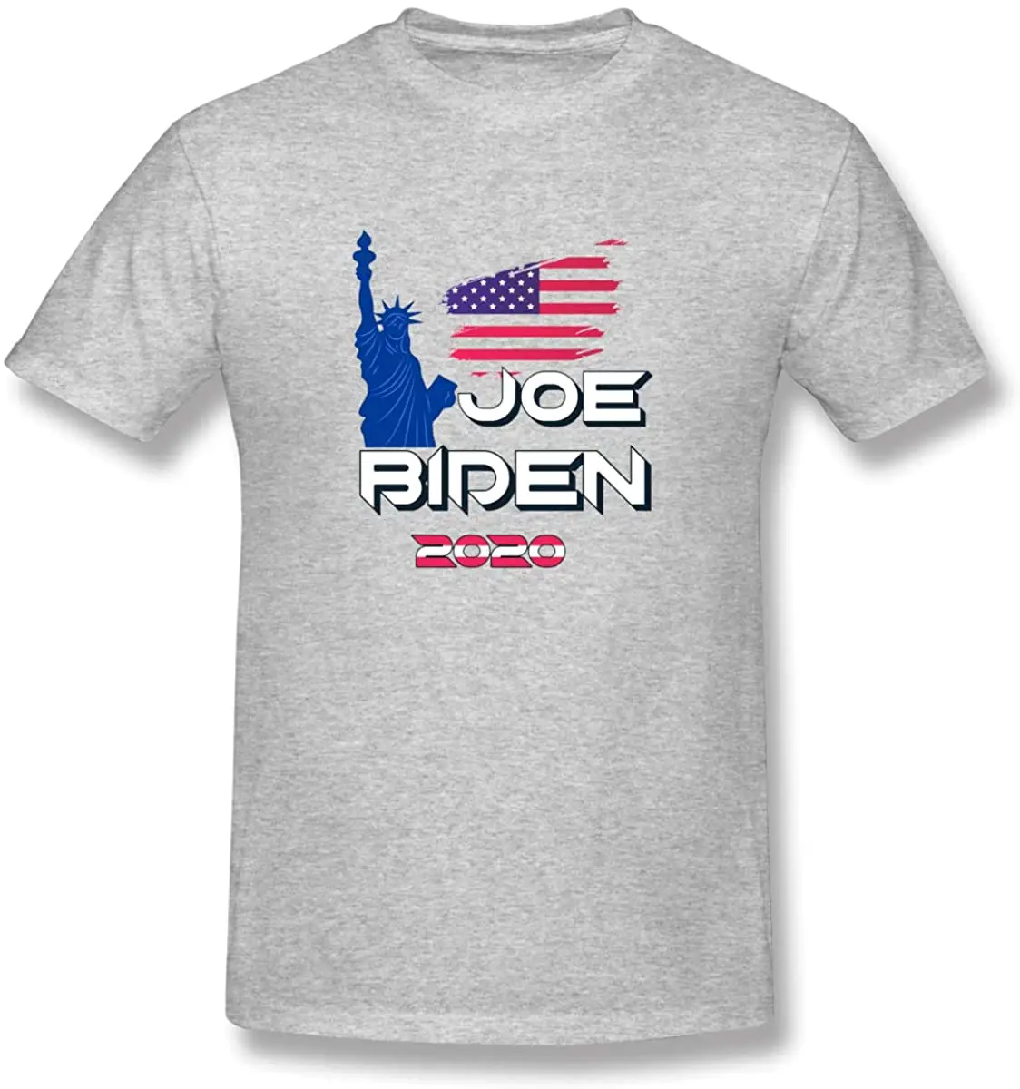

Joe Biden 2020 Presidential Election Men's Casual Crewneck T-Shirt Black Breathable Crew Neck Tshirt