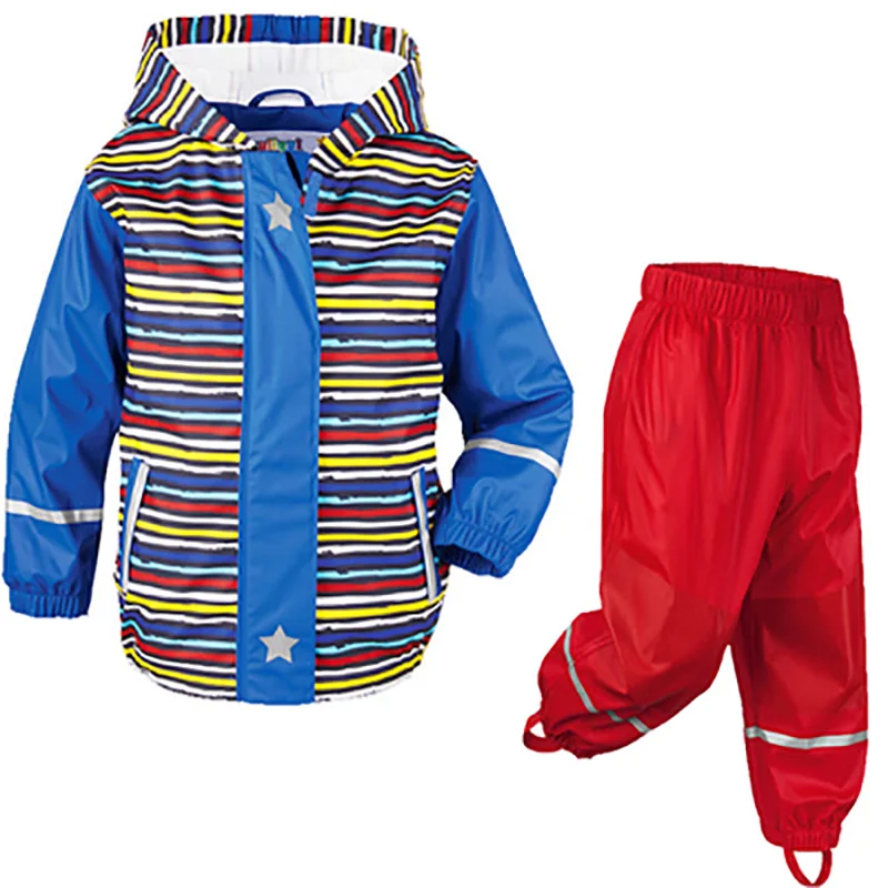 Style 4 Детский плащ, дождевик, дождевик, пончо, водонепроницаемая ветровка, дождевик, Детский костюм, штаны, для маленьких мужчин, дождевик, ветровка 60YY069 - Цвет: Style 4