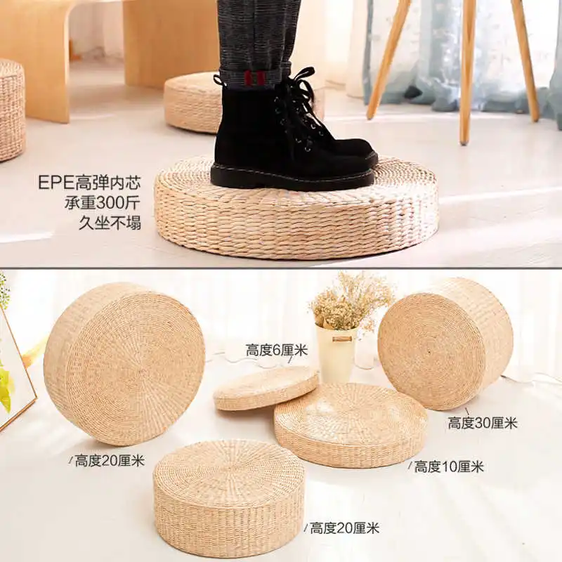 

Environmental tea ceremony straw tatami mat meditation Buddha rattan ground cushion household decorative