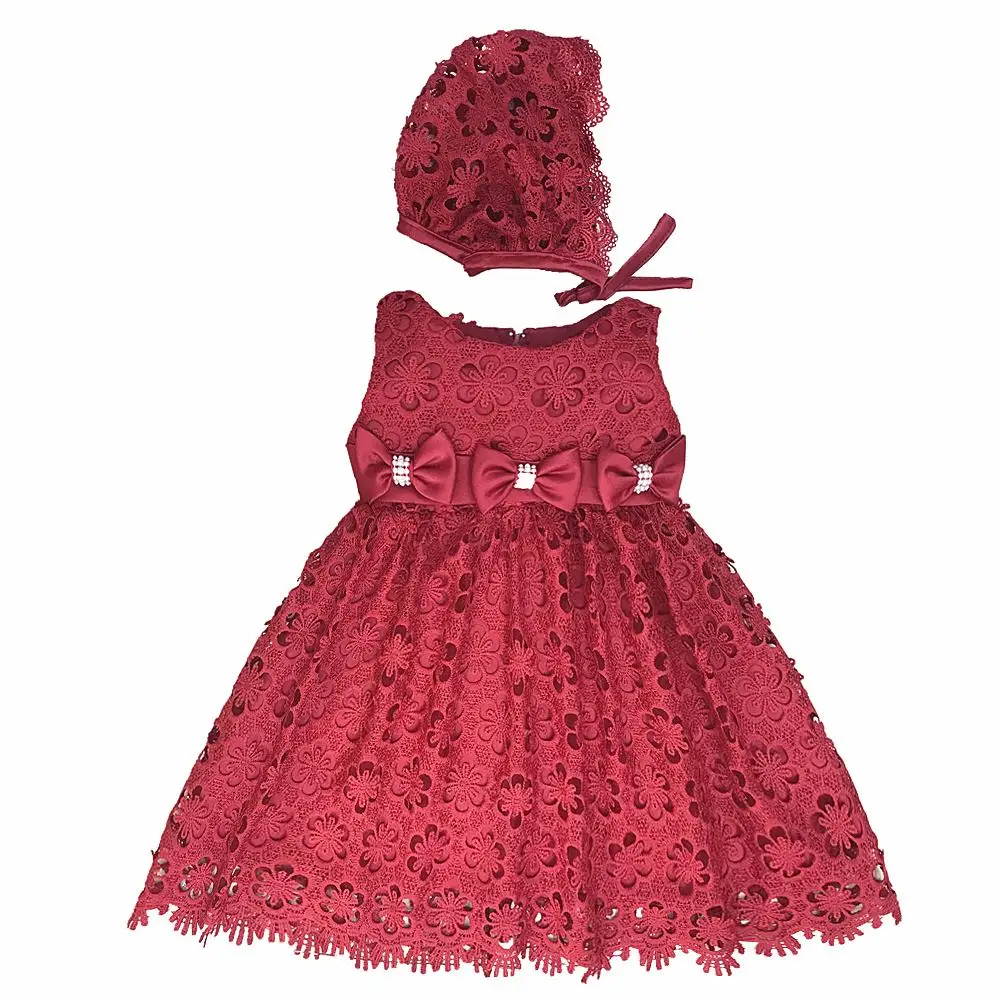 Платье на крестины для маленьких девочек полная кружевная одежда крещения