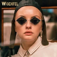 woenfel irregular rhombus sunglasses women vintage retro sun shades glasses fashion designer ladies square travel eyewear