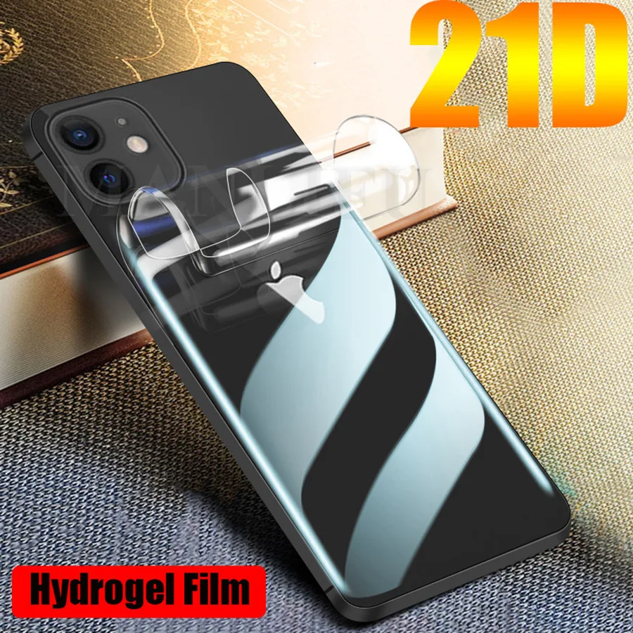 Передняя и задняя Мягкая силиконовая Гидрогелевая пленка для apple iPhone 12 11 Pro XS Max XR X